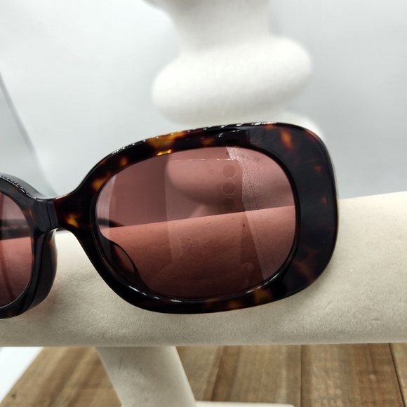 NEW! Coach Tortoise Shell w/ Violet Lense Sunglasses / Shades main image 5